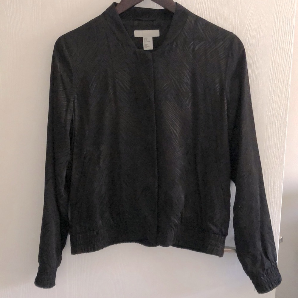 Black Bomber Jacket